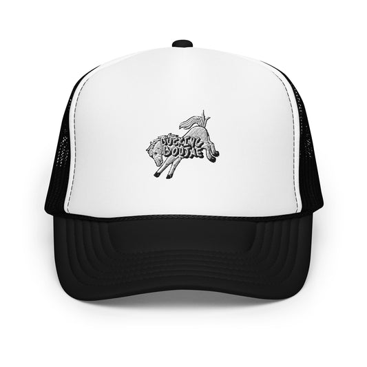 Boujae Trucker Cap (black & white)